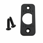 Emtek 83231US Radius Corner Faceplate and Screws for Passage or Privacy Latch