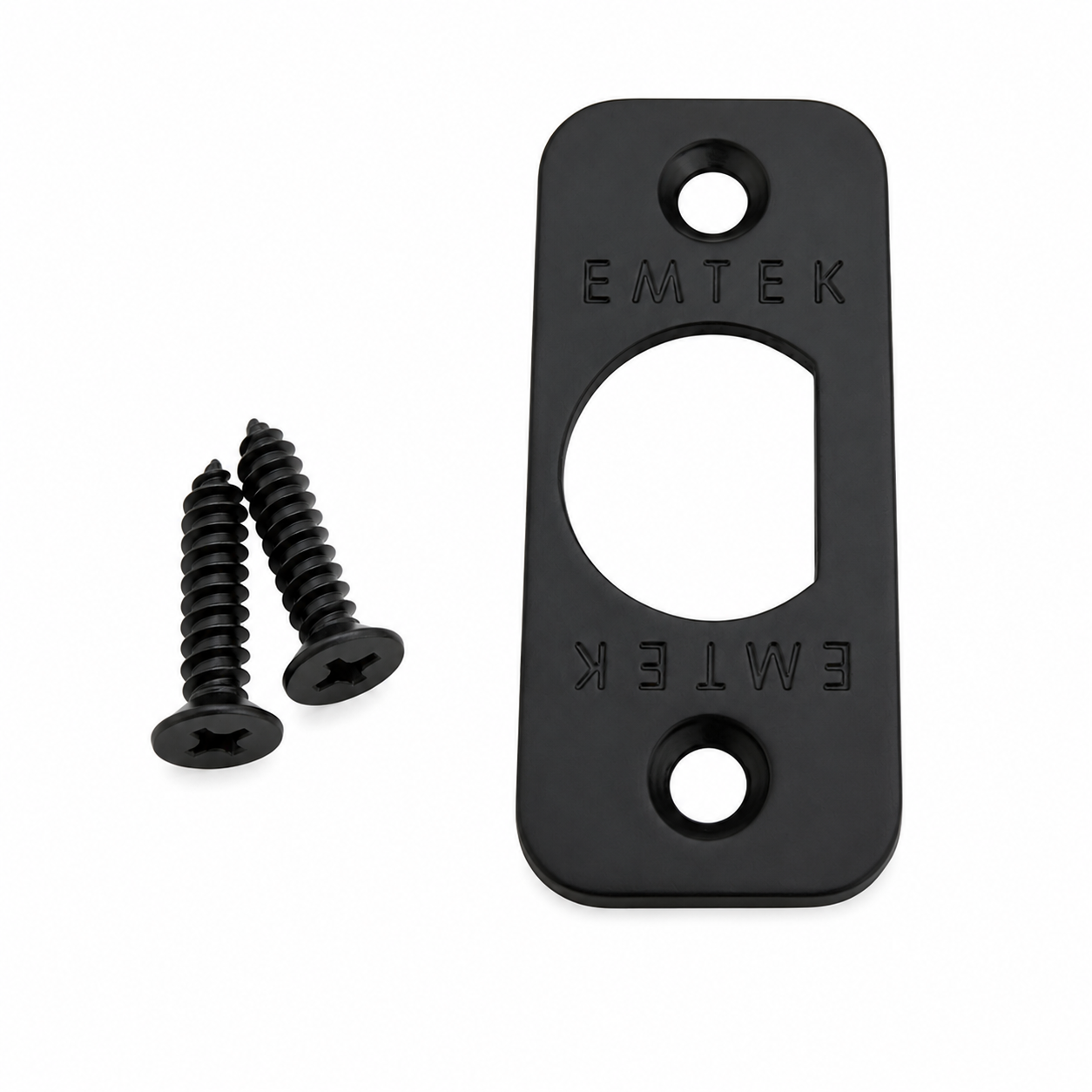 Emtek 83231US Radius Corner Faceplate and Screws for Passage or Privacy Latch