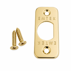 Emtek 83231US Radius Corner Faceplate and Screws for Passage or Privacy Latch