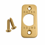 Emtek 83231US Radius Corner Faceplate and Screws for Passage or Privacy Latch