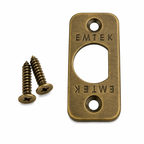 Emtek 83231US Radius Corner Faceplate and Screws for Passage or Privacy Latch