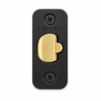 Emtek LC4-DLB2375-US Key in Lever or Knob 2-3/8" Backset Square Corner Deadlatch