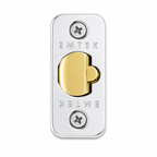 Emtek LC4-DLB2375-US Key in Lever or Knob 2-3/8" Backset Square Corner Deadlatch
