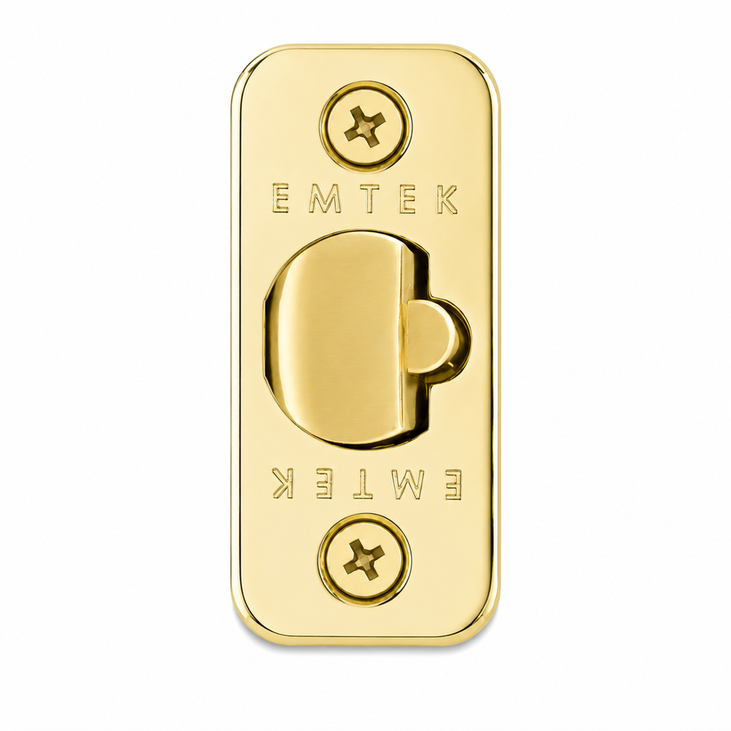 Emtek LC4-DLB2375-US Key in Lever or Knob 2-3/8" Backset Square Corner Deadlatch