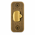 Emtek LC4-DLB2375-US Key in Lever or Knob 2-3/8" Backset Square Corner Deadlatch