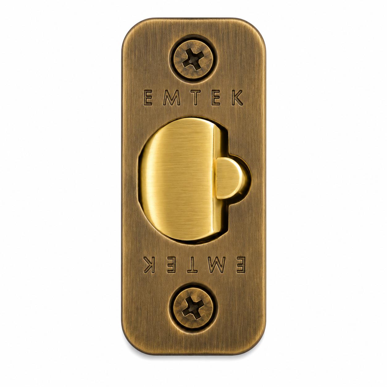 Emtek LC4-DLB2375-US Key in Lever or Knob 2-3/8" Backset Square Corner Deadlatch