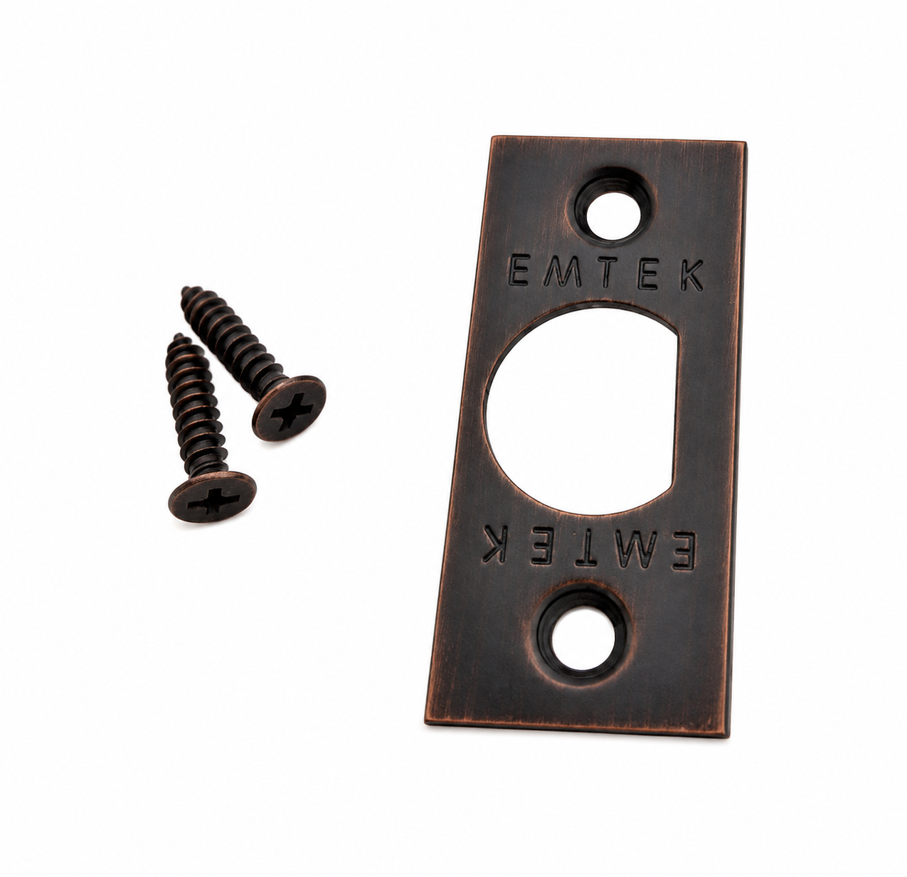 Emtek 83230US Square Corner Faceplate and Screws for Passage or Privacy Latch