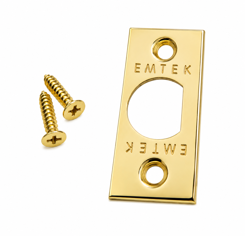 Emtek 83230US Square Corner Faceplate and Screws for Passage or Privacy Latch