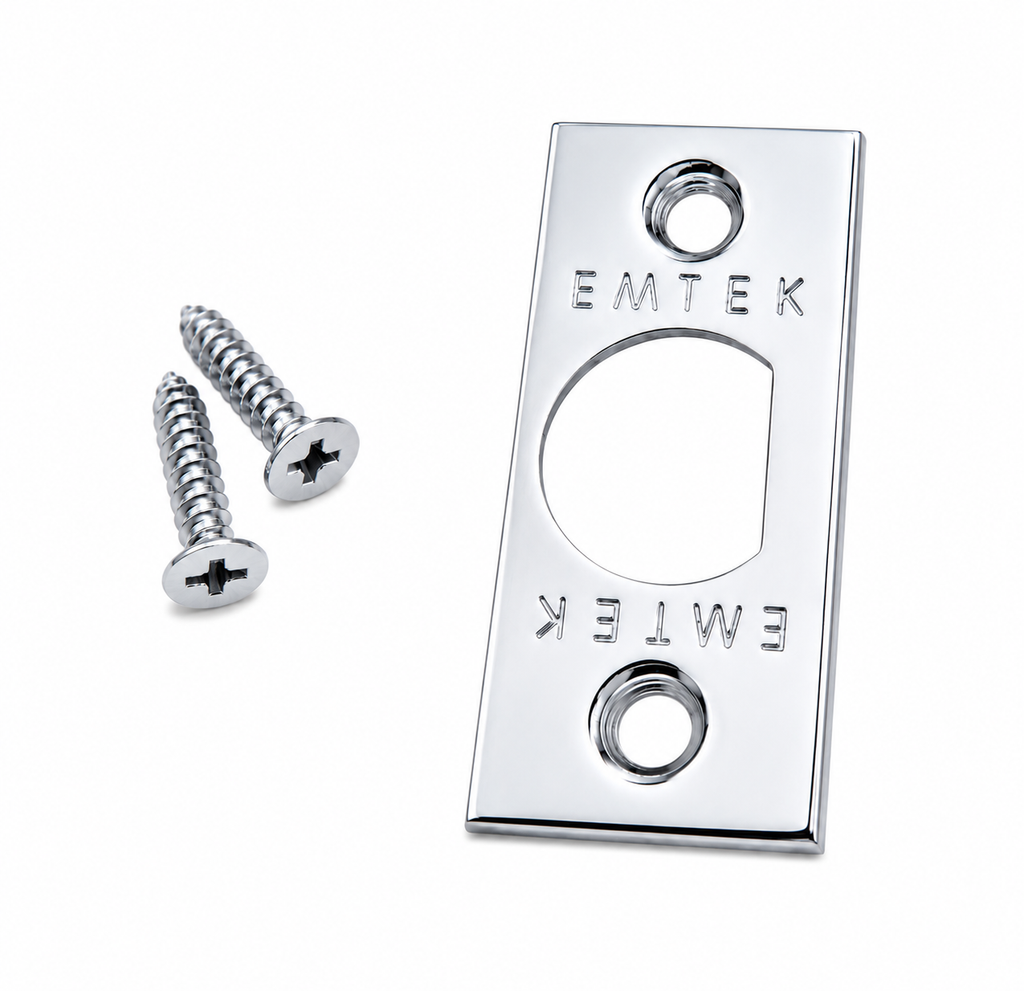 Emtek 83230US Square Corner Faceplate and Screws for Passage or Privacy Latch