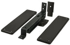 Deltana - Double Action Spring Pivot Floor Hinge with Solid Brass Cover Plates - Oil Rubbed Bronze