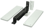 Deltana - Double Action Spring Pivot Floor Hinge with Solid Brass Cover Plates - Prime Coat