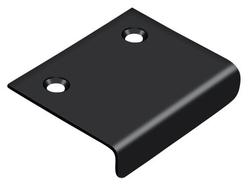 Deltana - Drawer; Cabinet; Mirror Pull; 2" x 1-1/2" - Black