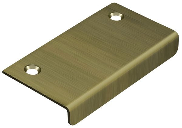 Deltana - Drawer; Cabinet; Mirror Pull; 3" x 1-1/2" - Antique Brass