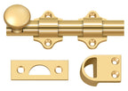 Deltana - 4" Dutch Door Bolt; Heavy Duty - Lifetime Brass