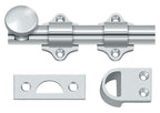 Deltana - 4" Dutch Door Bolt; Heavy Duty - Bright Chrome