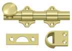 Deltana - 4" Dutch Door Bolt; Heavy Duty - Bright Brass