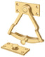 Deltana DDQ56CR003 Dutch Door Quadrant; Lifetime Brass Finish