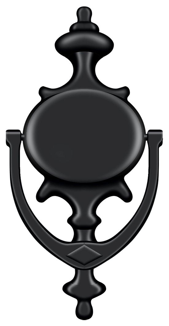 Deltana DK854U19 Door Knocker; Imperial; Black Finish Main image