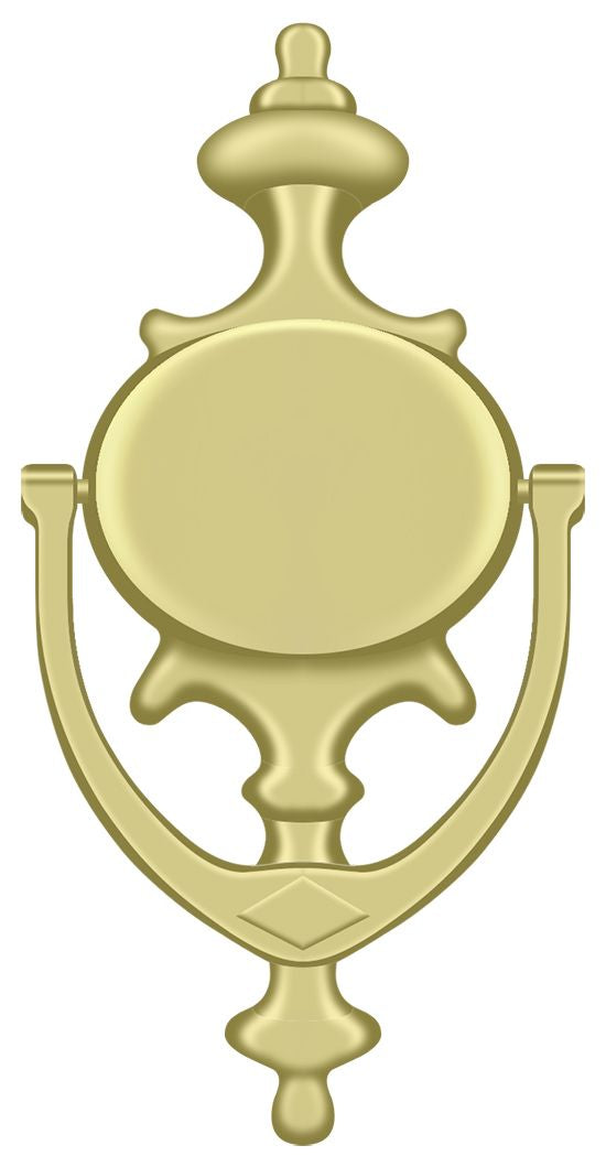 Deltana - Door Knocker; Imperial - Bright Brass