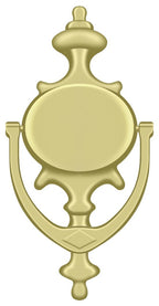 Deltana - Door Knocker; Imperial - Bright Brass