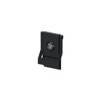 Deltana - 4-5/8" x 3" Modern Door Knocker with Viewer - Black