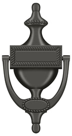 Deltana - Door Knocker; Victorian Rope - Oil Rubbed Bronze