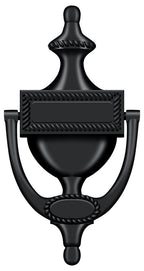 Deltana - Door Knocker; Victorian Rope - Black