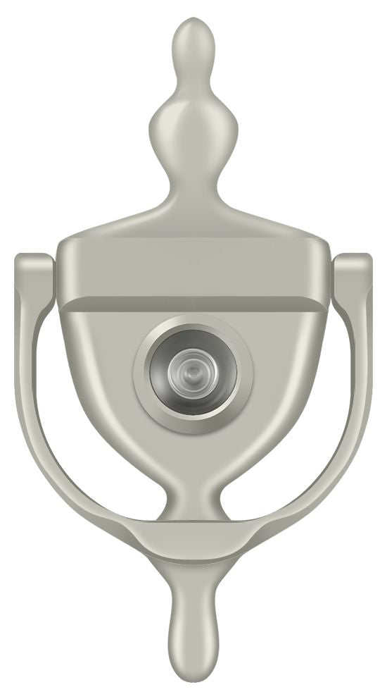 Deltana - Door Knocker-Viewer - Satin Nickel