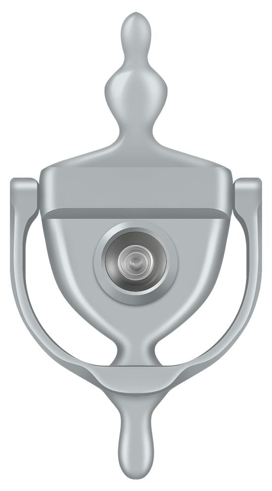 Deltana - Door Knocker-Viewer - Satin Chrome