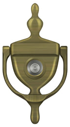Deltana - Door Knocker-Viewer - Antique Brass