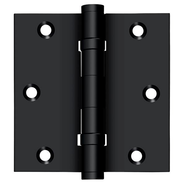 Deltana - 3-1/2" x 3-1/2" Square Hinge; Ball Bearings - Black