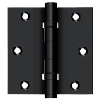 Deltana - 3-1/2" x 3-1/2" Square Hinge; Ball Bearings - Black
