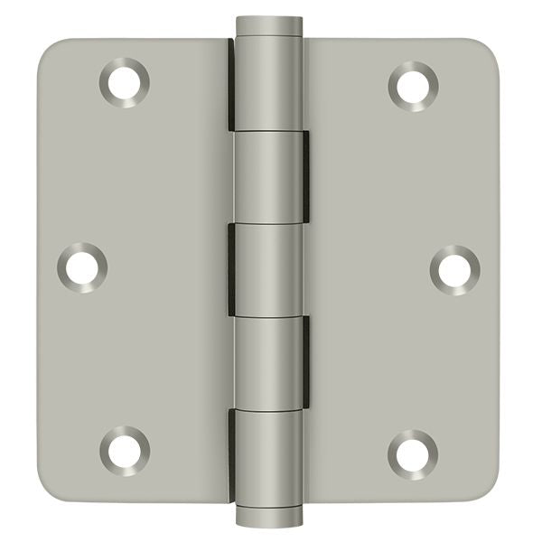 Deltana - 3-1/2" x 3-1/2" x 1/4" Radius Hinge - Satin Nickel