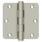 Deltana - 3-1/2" x 3-1/2" x 1/4" Radius Hinge - Satin Nickel