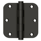 Deltana - 3-1/2" x 3-1/2" x 5/8" Radius Hinge - Oil Rubbed Bronze