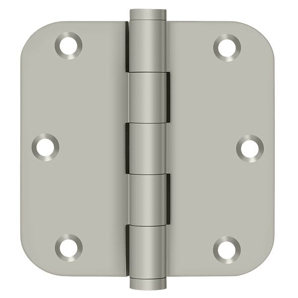 Deltana - 3-1/2" x 3-1/2" x 5/8" Radius Hinge - Satin Nickel