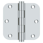 Deltana - 3-1/2" x 3-1/2" x 5/8" Radius Hinge - Bright Chrome