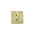 Deltana - 4" x 4" Square Hinge (Door Solid Brass) - Unlacquered Bright Brass