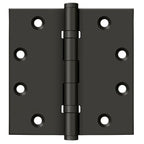 Deltana - 4-1/2" x 4-1/2" Square Hinge; Ball Bearings - Oil Rubbed Bronze