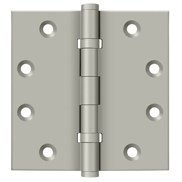 Deltana - 4-1/2" x 4-1/2" Square Hinge; Ball Bearings - Satin Nickel