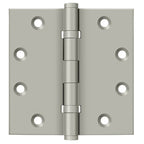 Deltana - 4-1/2" x 4-1/2" Square Hinge; Ball Bearings - Satin Nickel