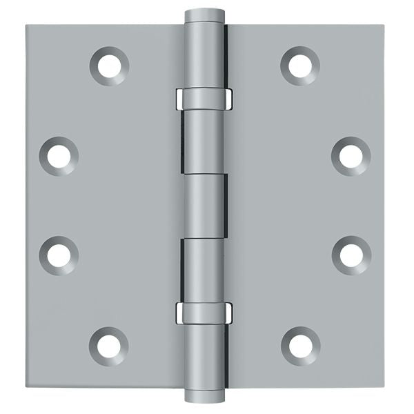 Deltana - 4-1/2" x 4-1/2" Square Hinge; Ball Bearings - Satin Chrome