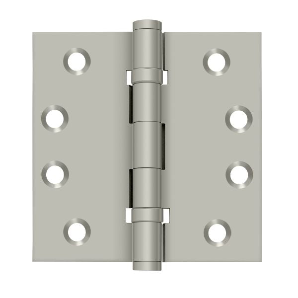 Deltana - 4" x 4" Square Hinge; Ball Bearings - Satin Nickel