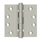 Deltana - 4" x 4" Square Hinge; Ball Bearings - Satin Nickel