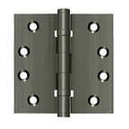 Deltana - 4" x 4" Square Hinge; Ball Bearings - Antique Nickel