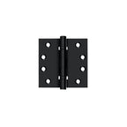 Deltana - 4" x 4" Square Hinge; Ball Bearings - Flat Black