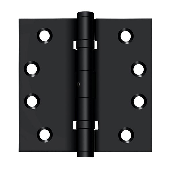 Deltana - 4" x 4" Square Hinge; Ball Bearings - Black
