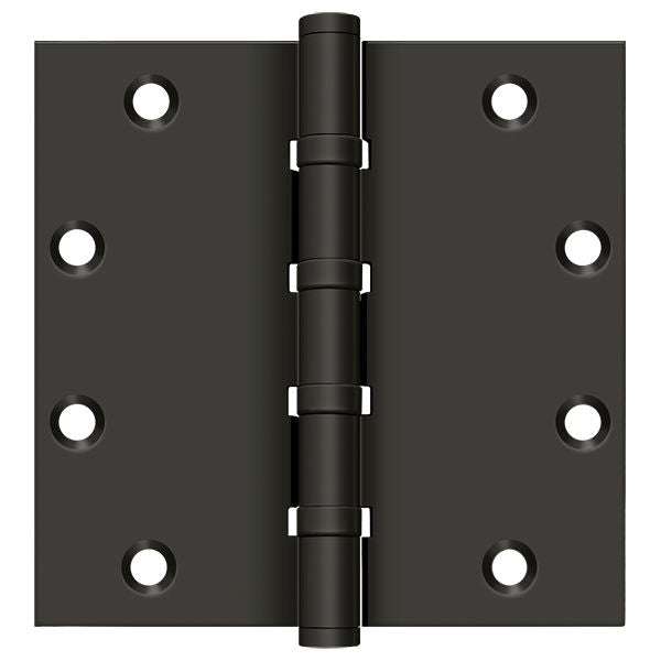 Deltana - 5" x 5" Square Ball Bearing Hinge - Oil Rubbed Bronze