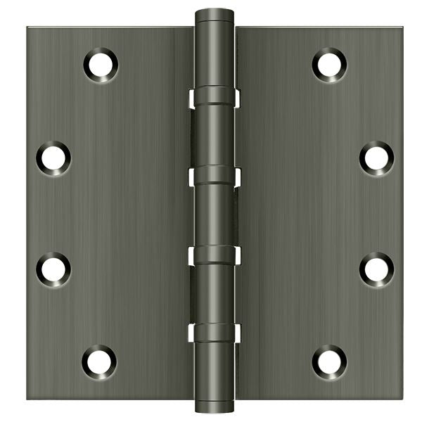 Deltana - 5" x 5" Square Ball Bearing Hinge - Antique Nickel