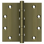 Deltana - 5" x 5" Square Ball Bearing Hinge - Antique Brass
